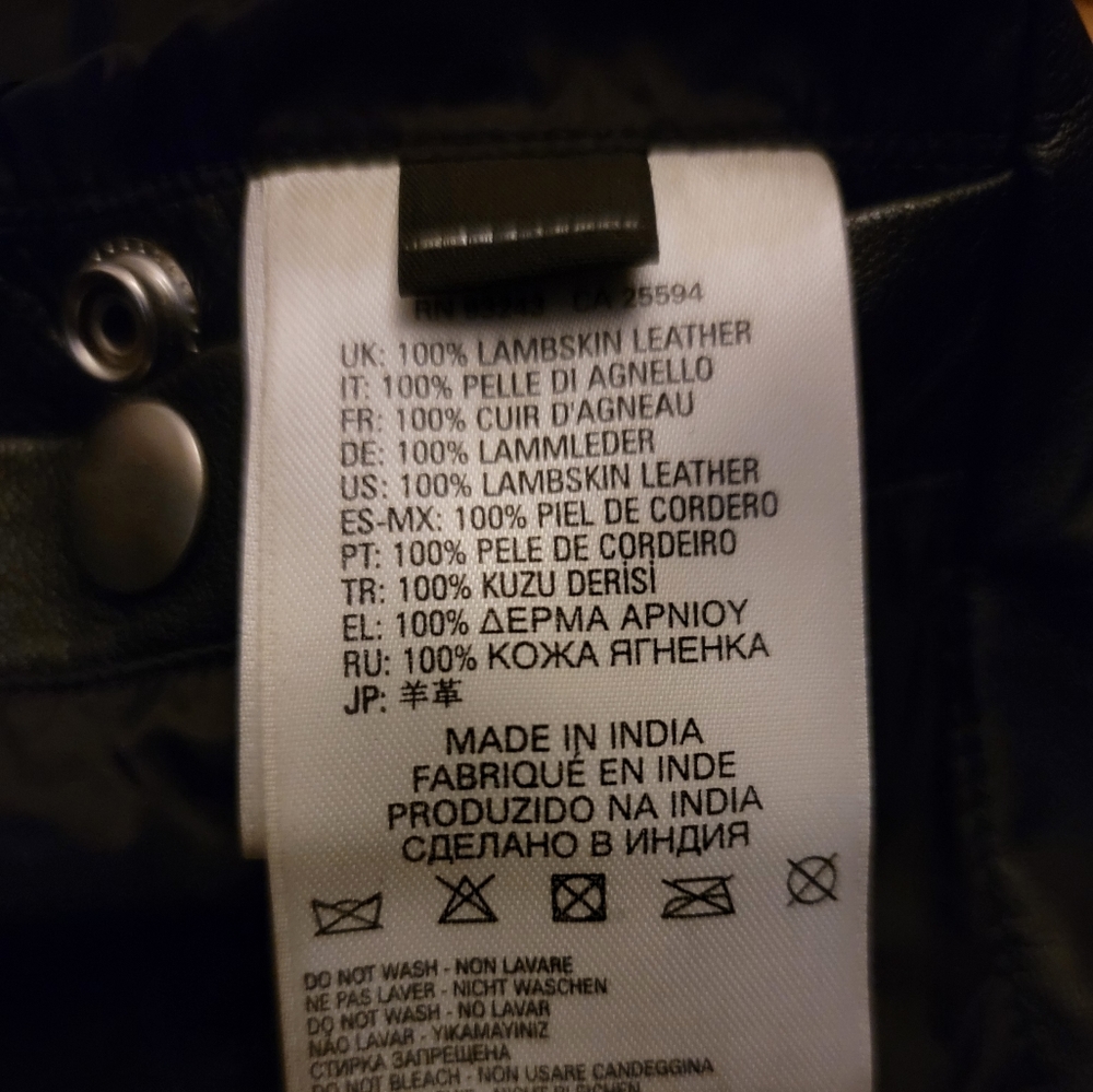 Diesel Leather Jacket - Picture 12 of 14